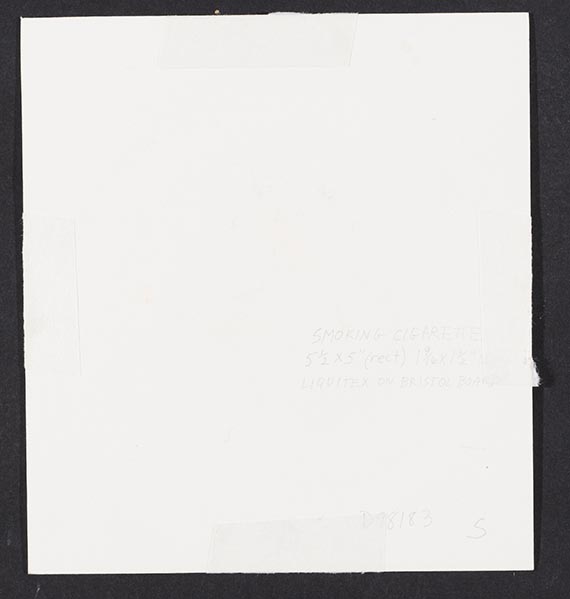 Tom Wesselmann - Rueckseite