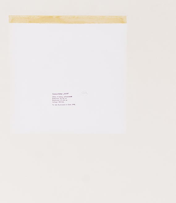 Gerhard Richter - Rueckseite