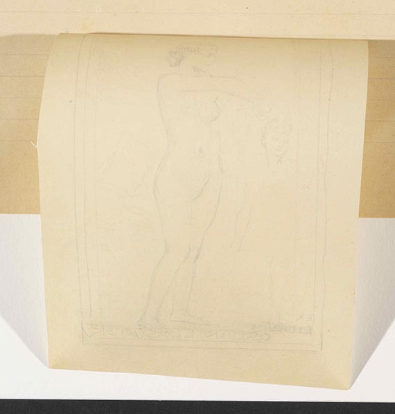 Max Klinger - Rueckseite