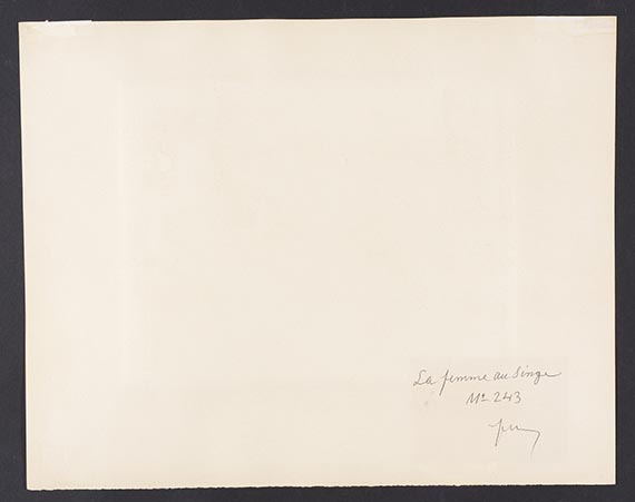 Pablo Picasso - Rueckseite