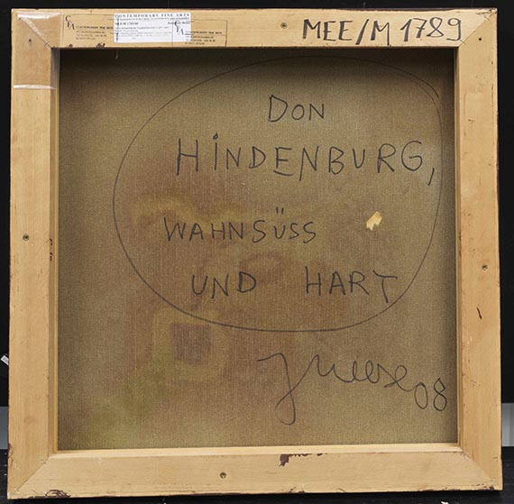 Jonathan Meese - Rueckseite