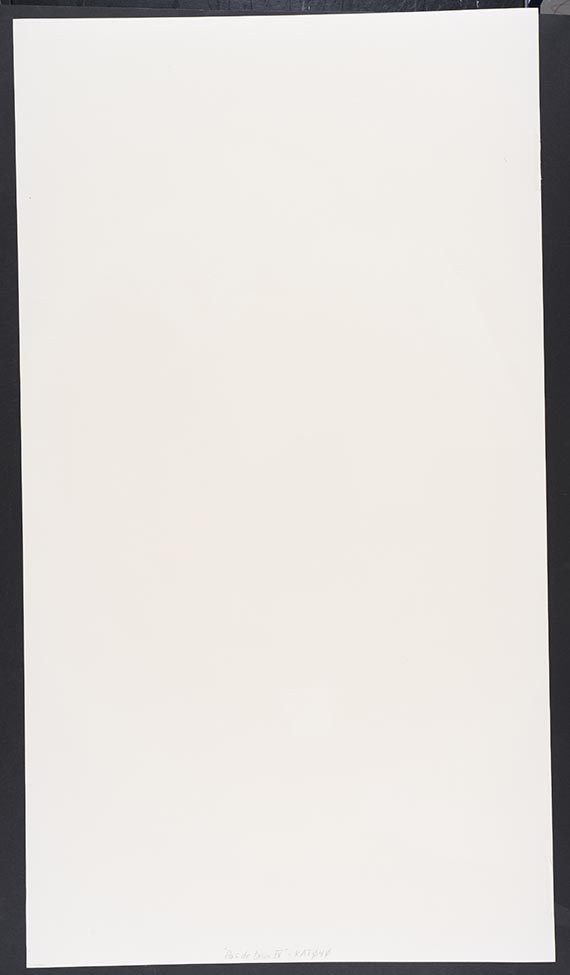 Alex Katz - Rueckseite