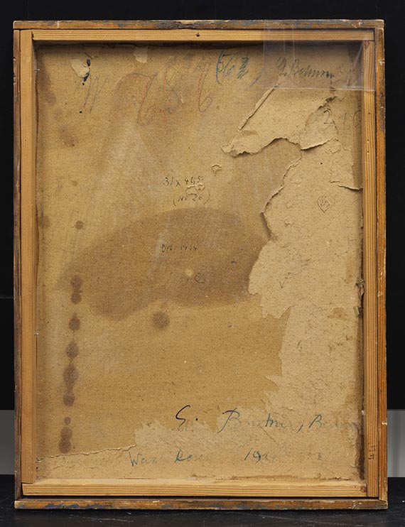 Erich B&uuml;ttner - Rueckseite