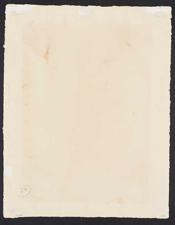 Jean Dubuffet - Rueckseite