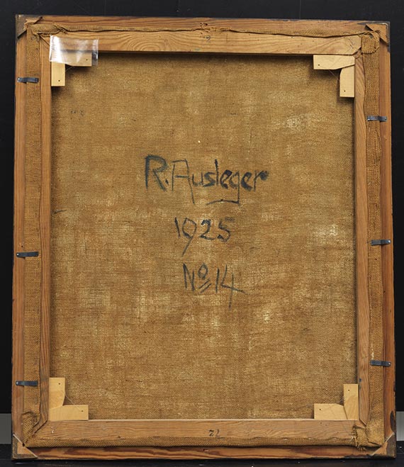 Rudolf Ausleger - Rueckseite