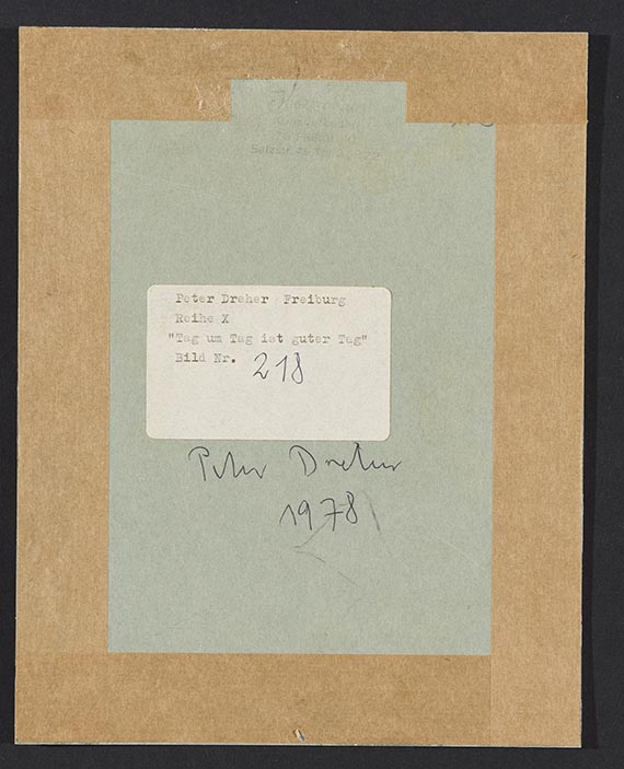 Peter Dreher - Rueckseite