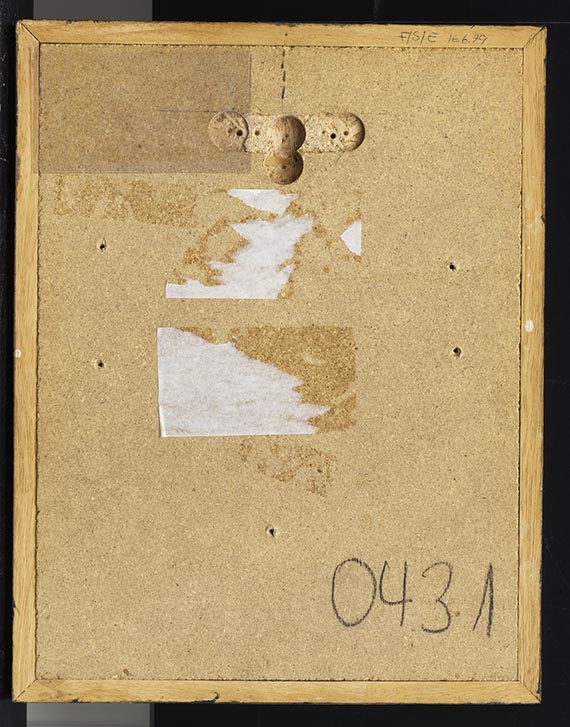 Horst Antes - Rueckseite