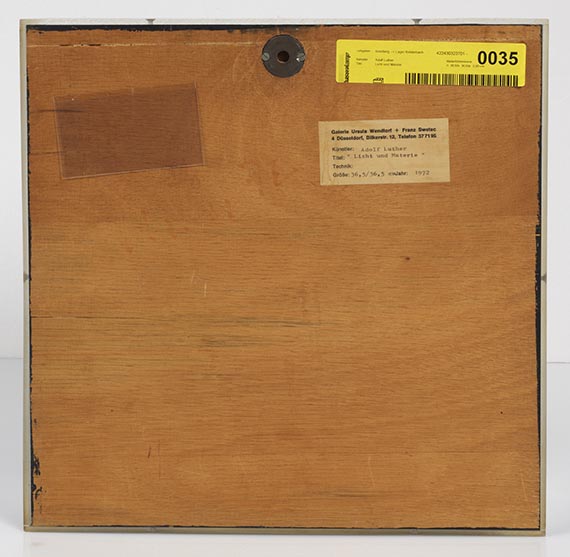 Adolf Luther - Rueckseite