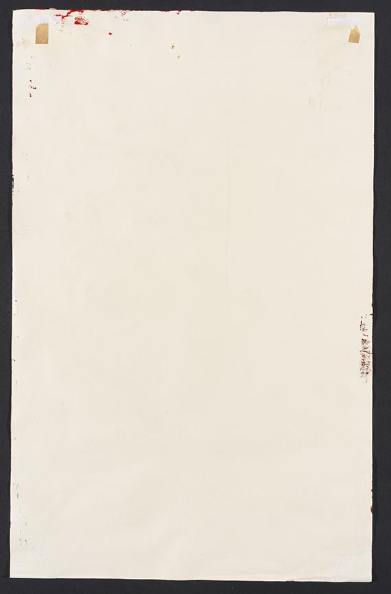 J&ouml;rg Immendorff - Rueckseite