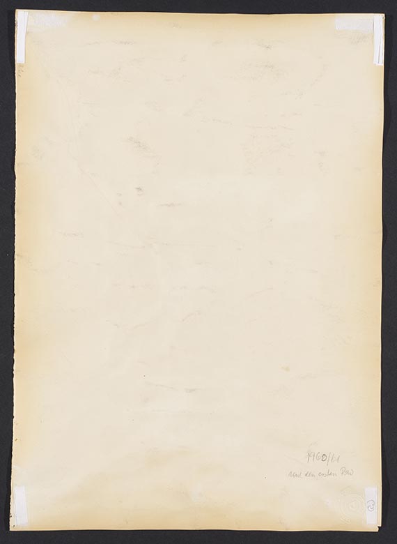 Horst Janssen - Rueckseite