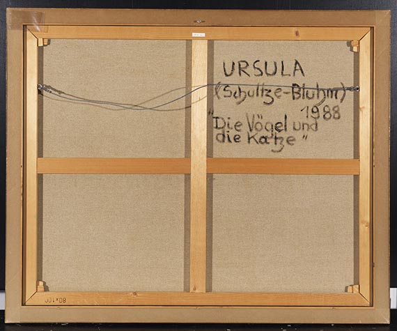 Ursula Schultze-Bluhm - Rueckseite