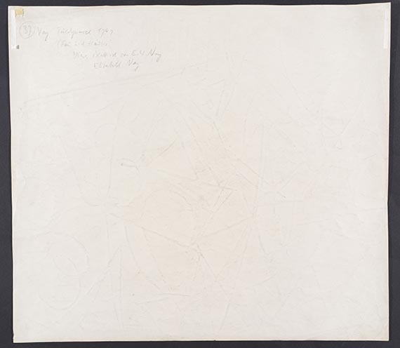Ernst Wilhelm Nay - Rueckseite