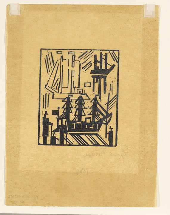 Lyonel Feininger - Rueckseite