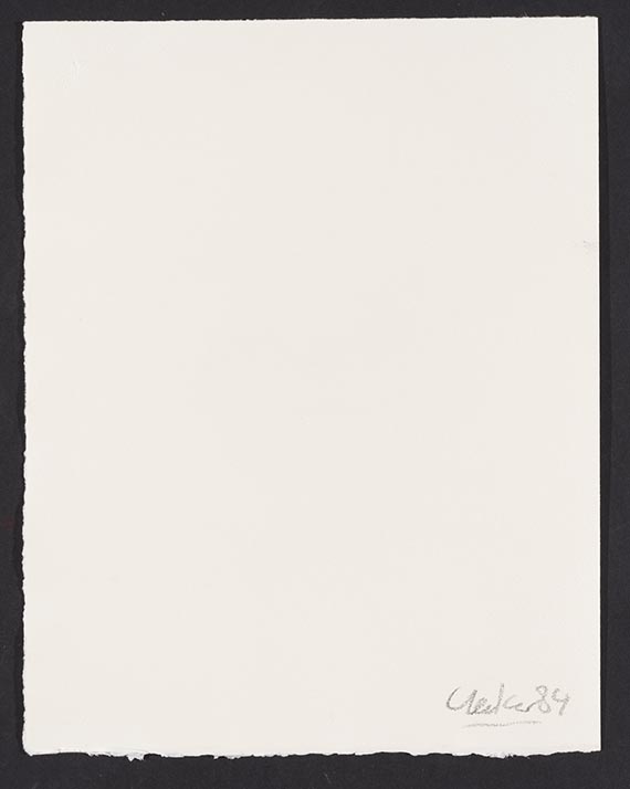 G&uuml;nther Uecker - Rueckseite