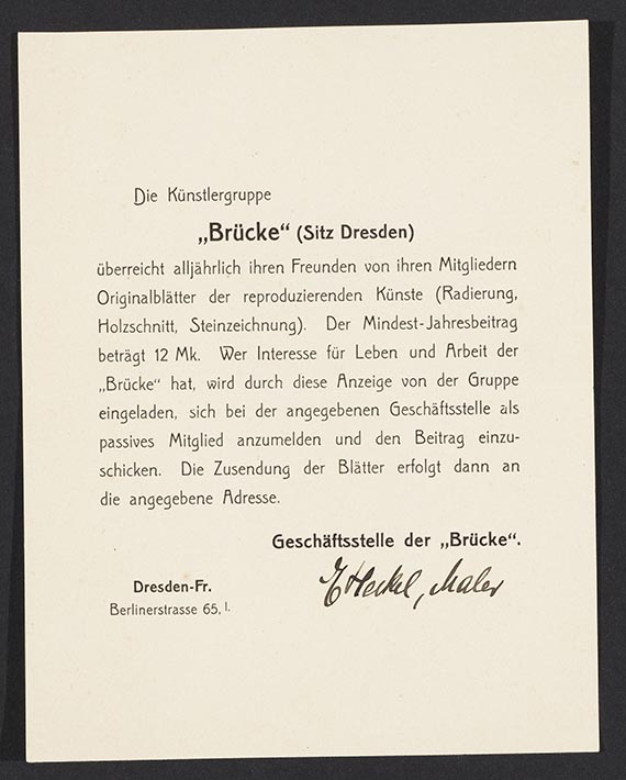 Erich Heckel - Zustand